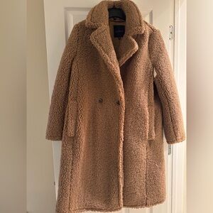 NWT Talbots Cozy Brown Teddy Jacket
